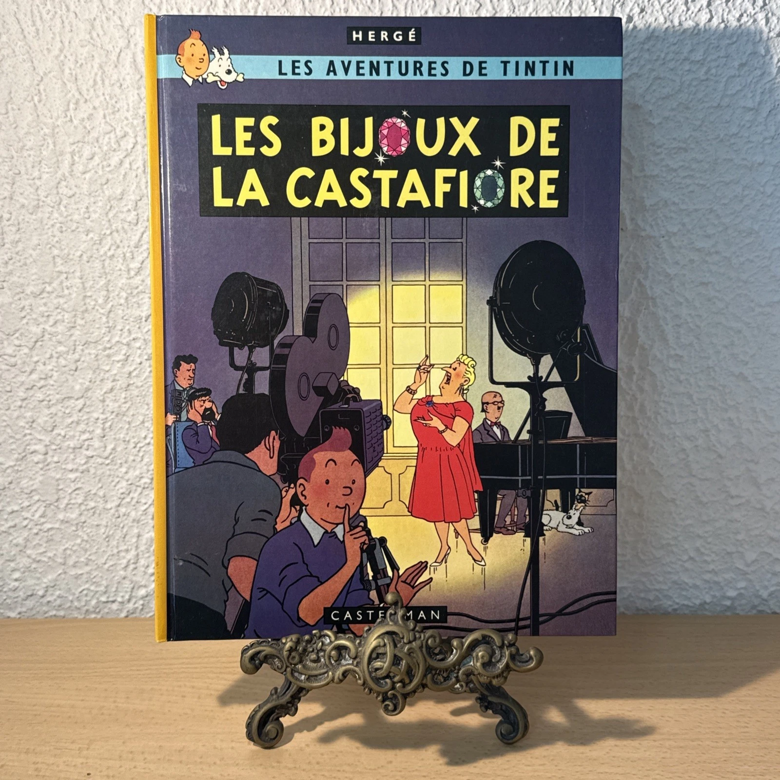 BD Les Aventures De Tintin Les Bijoux De La Castafiore Hergé Casterman 1963