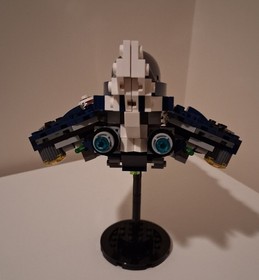 LEGO Star Wars Full Minifigure Scale Plo Koon's Jedi Starfighter Custom MOD