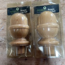 Pine Half Acorn Stair Cap For Stair Newel Post Softwood Wooden Timber Balustrade