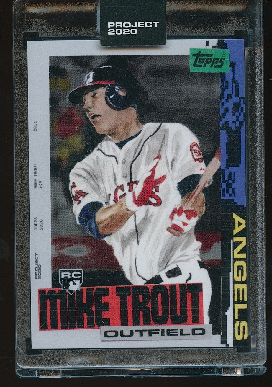 Mike Trout 2020 Topps Project 2020 2011 Topps Update /33818 Jacob Rochester #85