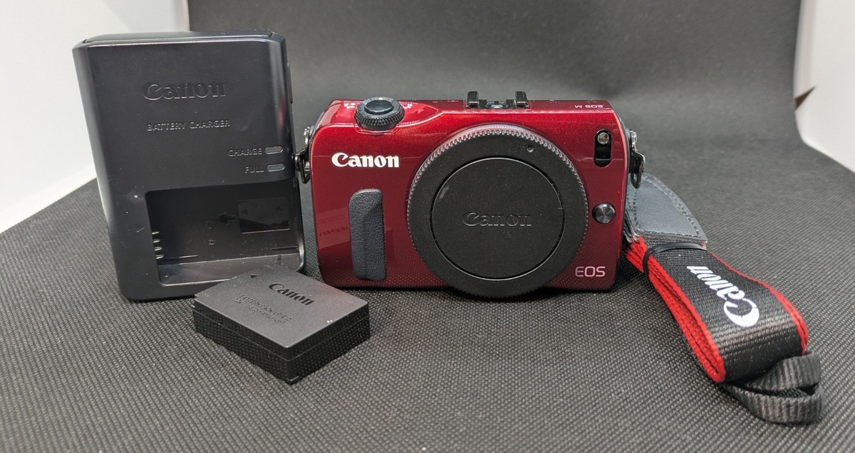 値下げしましたCanon EOS M Canon EOS M Red 18.0 MP Digital Camera Body Japan exellent | eBay