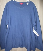 Stooker Pullover Pulli Strick Rauchblau Blau Jeansblau Gr. Xl 48 50