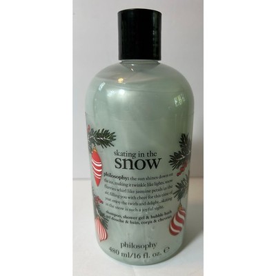 New! Philosophy Skating In The Snow Shampoo, Bath, And Shower Gel 16.fl.oz 480ml