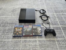 Sony PlayStation 4 500 GB Console Bundle w/ Controller, Cables, 3 Games