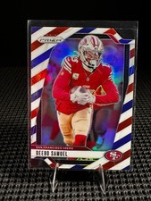 DEEBO SAMUEL 2024 Panini Prizm Red White Blue RWB Prizm Parallel #252 49ers
