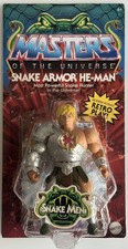 2019 Masters of Universe Origins SNAKE ARMOR HE-MAN Rare Action Figure  MOC HOT
