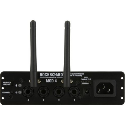 RockBoard MOD 4 Drahtloser 2,4-GHz-Gitarrenempfänger + TRS-Patchbay | Neu