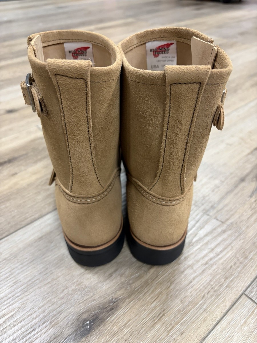 Women's Red Wing Short Engineer Boot 3358 Sand Mohave Suede