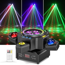4 Arms Bee Eye Stage Light 180W LED Moving Head Beam Light Laser DJ Disco Party