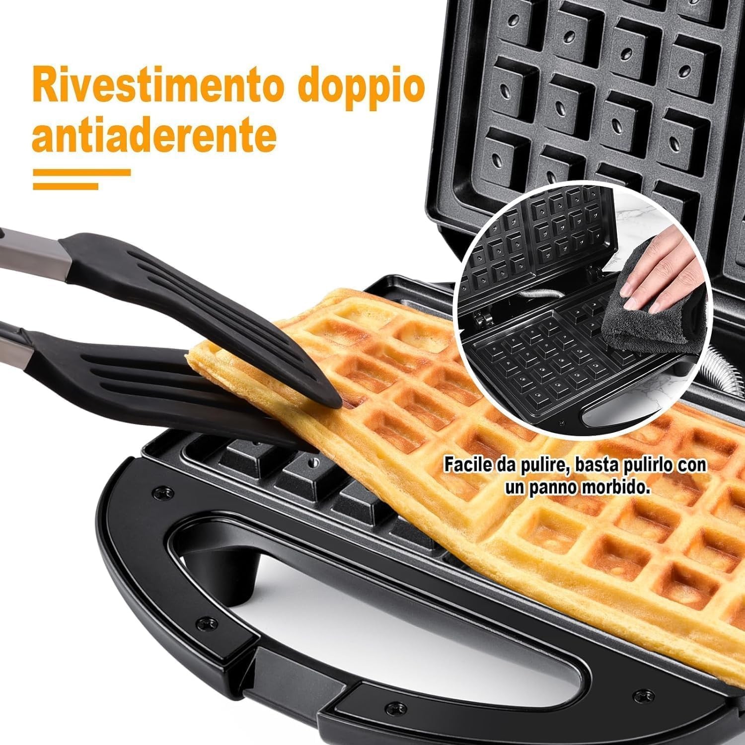 Macchina per Waffle YASHE: Colazioni Veloci e Sane per i Tuoi Bimbi - 3