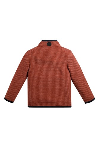 Weird Fish Archie Unisex Kids Eco 1/4 Zip Grid Fleece - Picture 4 of 39