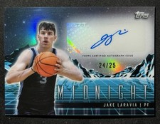 2024 Topps Midnight Horizon Signature Midnight/25 Jake LaRavia Grizzilies/Lakers