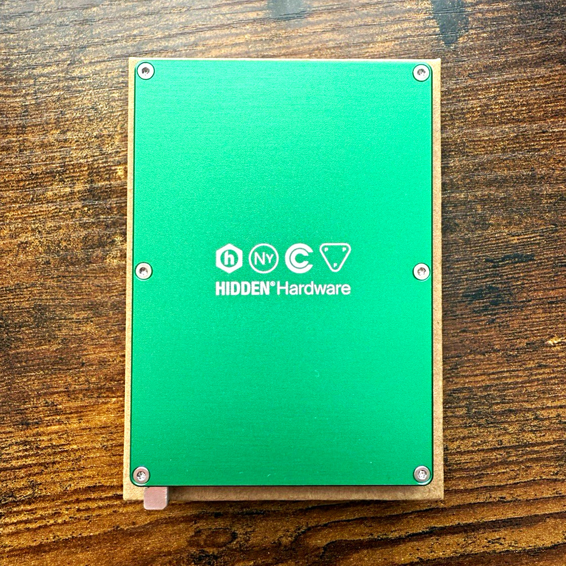 Hidden Hardware Limited Edition Aluminum Card Holder Wallet