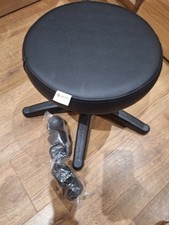 Black Hydrolic Pedicure Stool with Wheels SHELADY Adjustable Height Brand New
