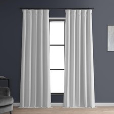 HPD HALF PRICE DRAPES Solid Thermal Insulated Blackout Curtains for Bedroom 9...