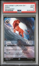 Simba - Returned King 215 PSA 9 Enchanted The First Chapter	Disney Lorcana EN