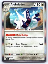 Archaludon (Non-Holo) 107/142 Rare Deck Exclusives Pokemon Near Mint