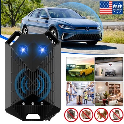 Ultrasonic Rodent Repellent for Car Engine   Battery Powered Under Hood Mouse US
