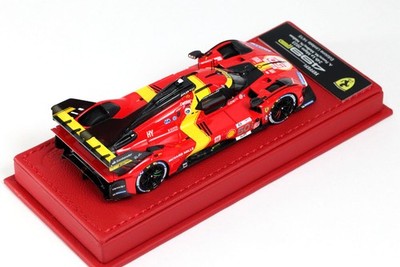 BBR C287BDL 1/43 Ferrari 499P Le Mans 2023 #50 Red Leather