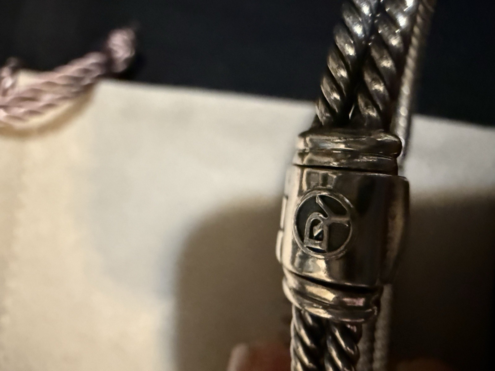 David Yurman Labyrinth Mini Loop Bracelet Black D… - image 6