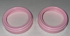2 PLAYTEX PREMIUM DROP INS PINK BABY BOTTLE RINGS BP1