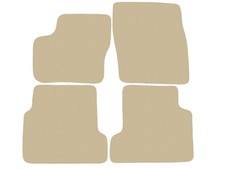 Velour Fußmatten für Ford Kuga II 2013-2015, Beige x14 Rand