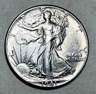 1941 Philadelphia Mint Walking Liberty Half Dollar - AU - 90% Silver