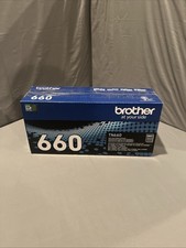 Brother TN-660 TN660 Genuine High Yield Black Toner Cartridge