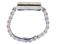 Audemars Piguet Royal Oak Offshore 42MM Rose Gold/ Steel Diamond Watch 39.35 Ct 2