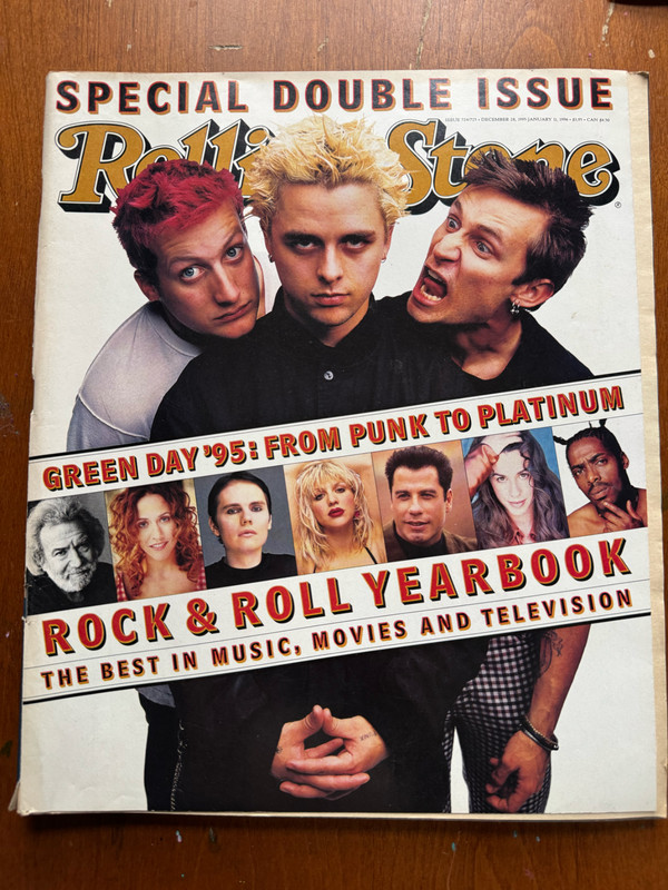 Rolling Stone Magazine Issue 724/725 December 28 1995 Green Day Double Issue