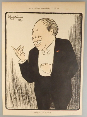 Leonetto Cappiello Karikatur Schauspieler Coquelin Cadet 1899 (148491)