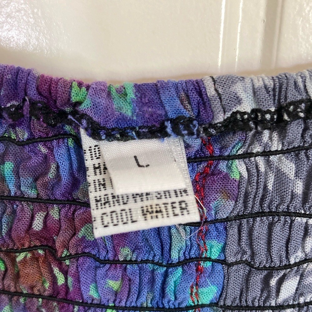 Hippie Patchwork Womens Multicolor Sleeveless Dre… - image 2