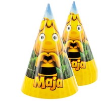 PartyhüTe Biene Maja 10 StüCk Kindergeburtstag Deko Set Motto Feier Einweg Set