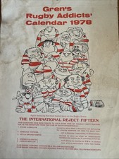 Gren's Rugby Addicts' Calendar 1978