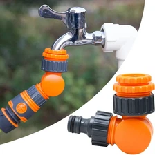 2pcs 1/2 Inch Garden Hose Connectors – Quick Click-Lock Faucet Adapters - NEW