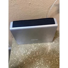 iHome iH24 Silver Black FM Radio Dual Alarm Clock Speaker Dock