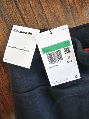 Nike Sportswear Jungen Tech Fleece Hose Jogginghose Gr. XL HV5869-011 Infared Schwarz - Bild 4 von 4
