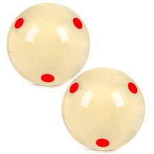AAA-Grade Billiard Cue Balls 2-1/4" Standard Regulation Size 2 Pack