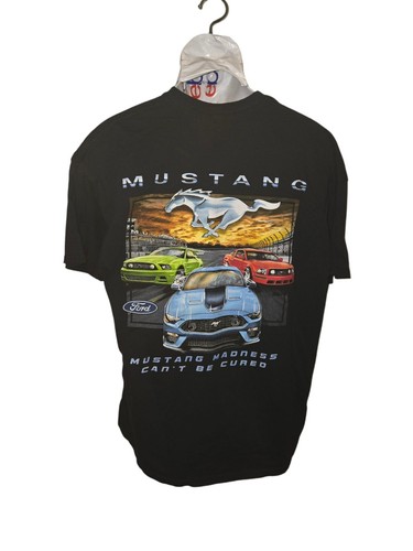 Ford Mustang Madness Can't Be Cured Graphic T-Shirt Mens Size 2XL Vguc - Bild 5 von 7