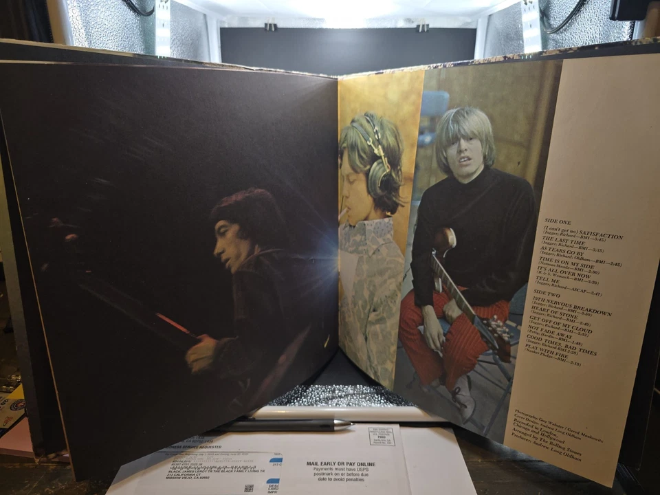 THE ROLLING STONES Big Hits High Tide And Green Grass 1966 LP LONDON NPS-1 VG/VG - Image 4 of 4