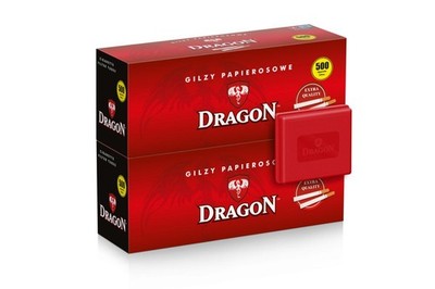Dragon Filterhülsen Set King Size (4 Pkg a 500 Hülsen = 2000 Hülsen + Etui)