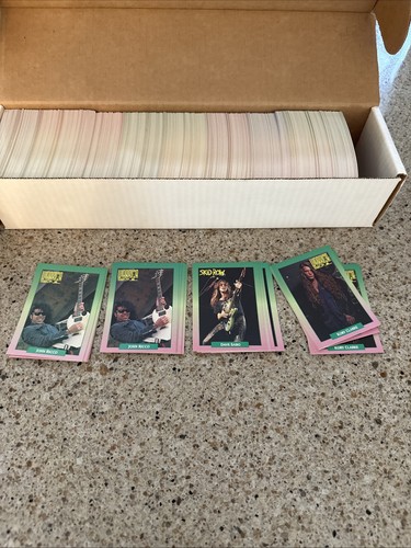 Brockum 1991 Rock Cards 3 Long Box For Cards Multiple Duplicates/Spares - Picture 6 of 7