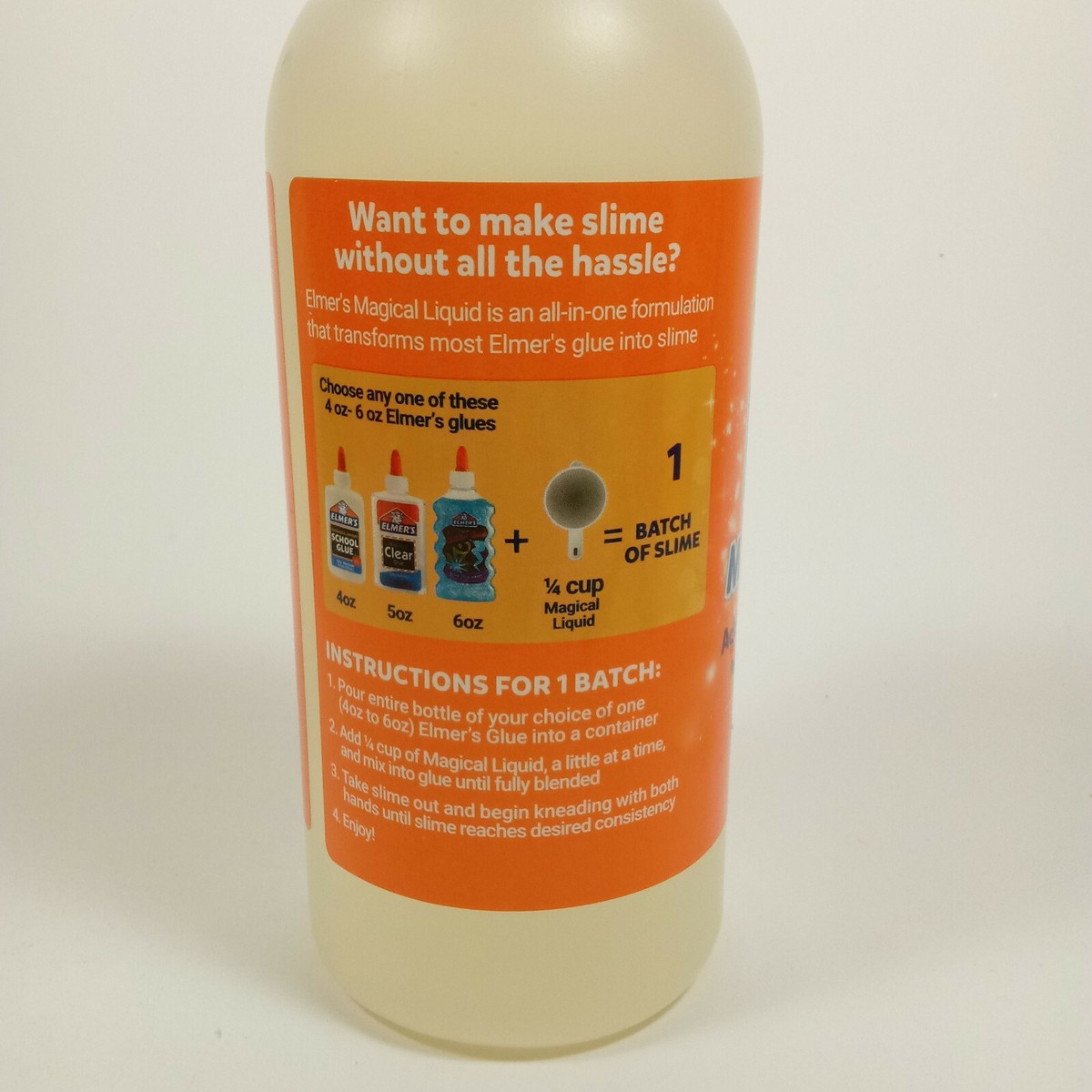 Elmer's Glue Magical Liquid Activator Solution, 1 Quart Slime Activator