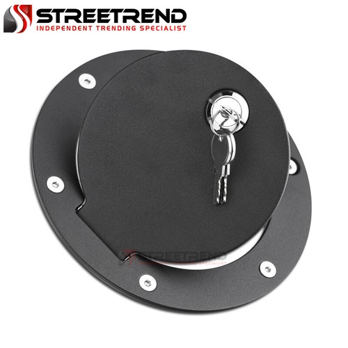 For 20092019 Dodge Ram 1500 2500 Matte Black Aluminum Fuel Gas Door