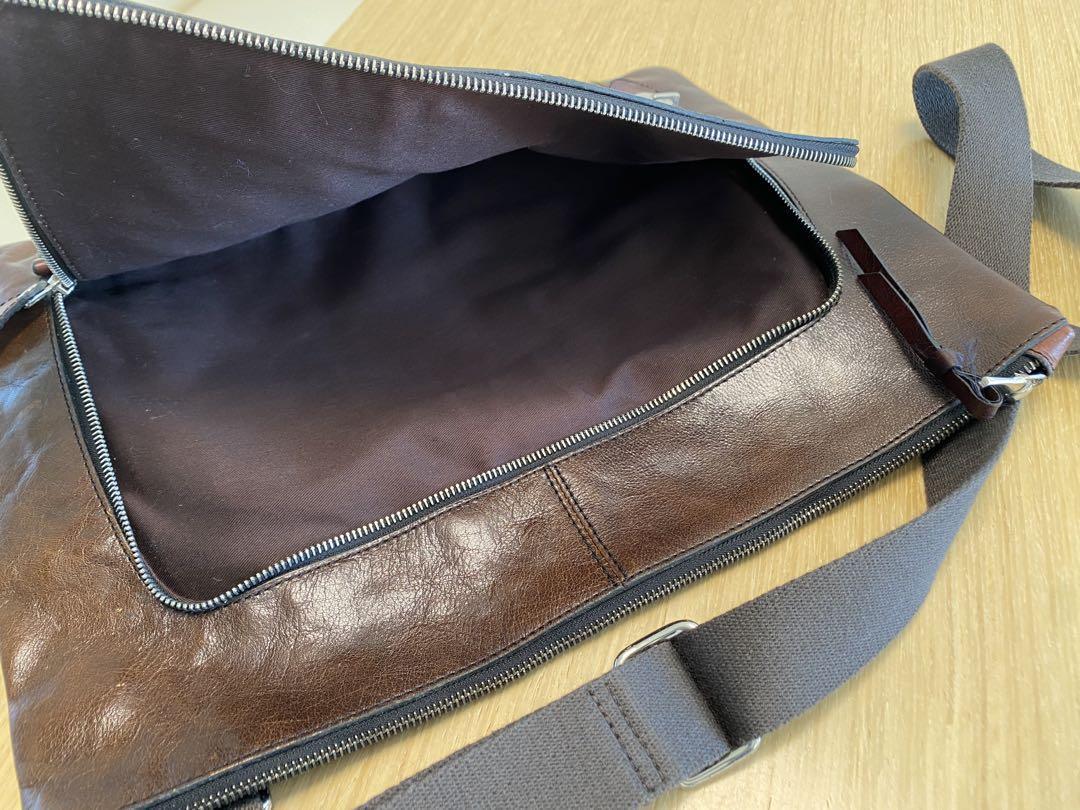 D&G ブラウンレザー バッグ D&G Brown Leather Shoulder Bag | eBay