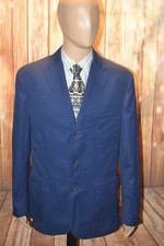 Vintage Polo Ralph Lauren Men 100 Cotton 3 Front Buttons Sports Coat Sz L