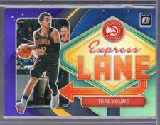 Trae Young 2020-21 Panini Donruss Optic Basketball Express Lane Purple
