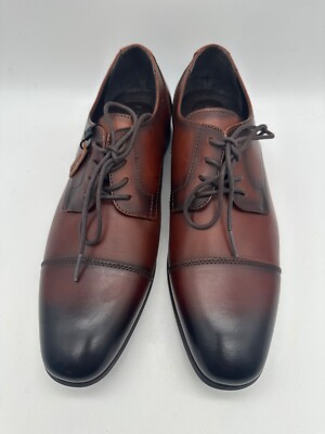 BRAND NEW Express 55285 Brown Oxford Cap Toe Dress Shoe Sz  display picture 1