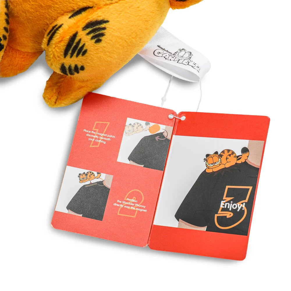 ✤ New GARFIELD Stuffed Cat Plush Toy SHOULDER RIDER Magnet