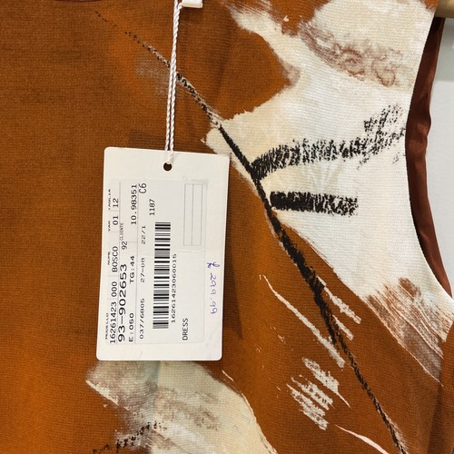 MAX MARA Bosco Shift Dress Brushstroke Ivory Size EU 44 UK 12 Queen Denmark NEW - Picture 6 of 12